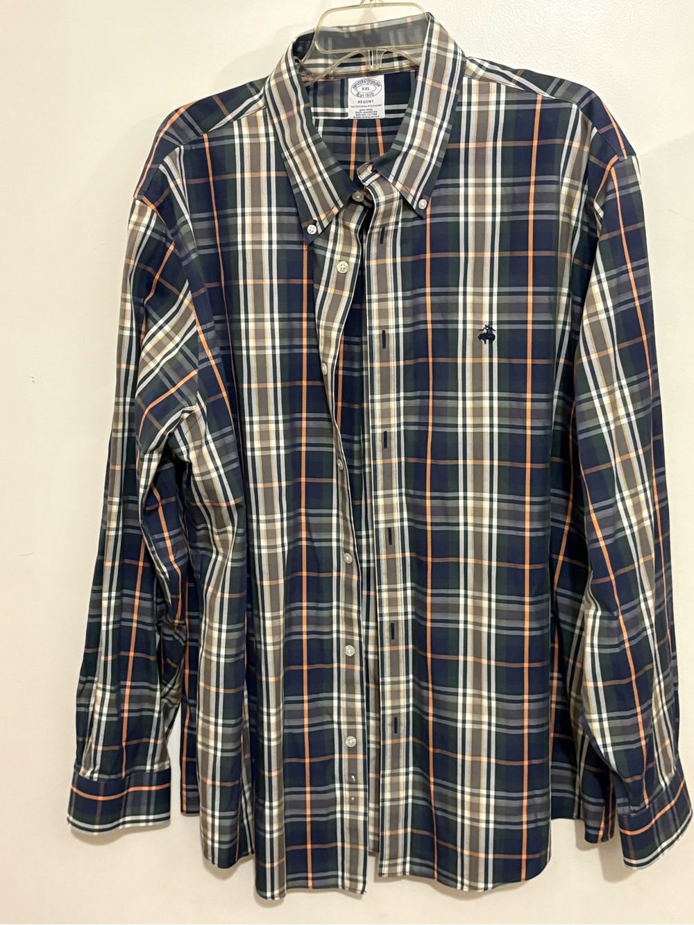 Brooks Brothers Plaid Dress Shirt 2x